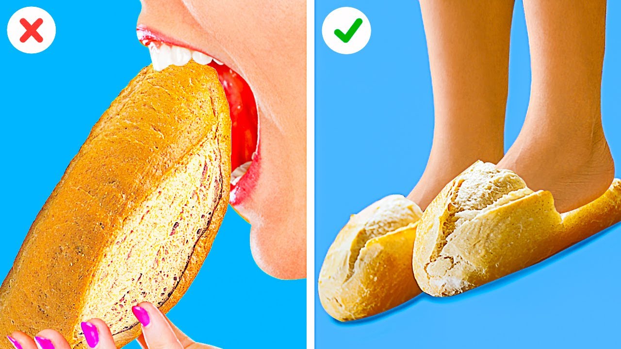 AWESOME LIFE HACKS WITH BREAD Pastry DIYs For Everyone YouTube