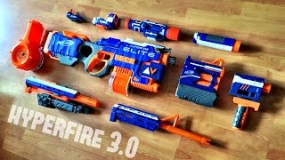 [MOD] Nerf HYPERFIRE 3.0 | Nerf Elite Modulus Attachments