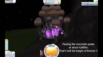 KSP Landing 10 tonne asteroid on Kerbin twice