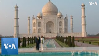 US President Trump, First Lady Melania Visit Taj Mahal