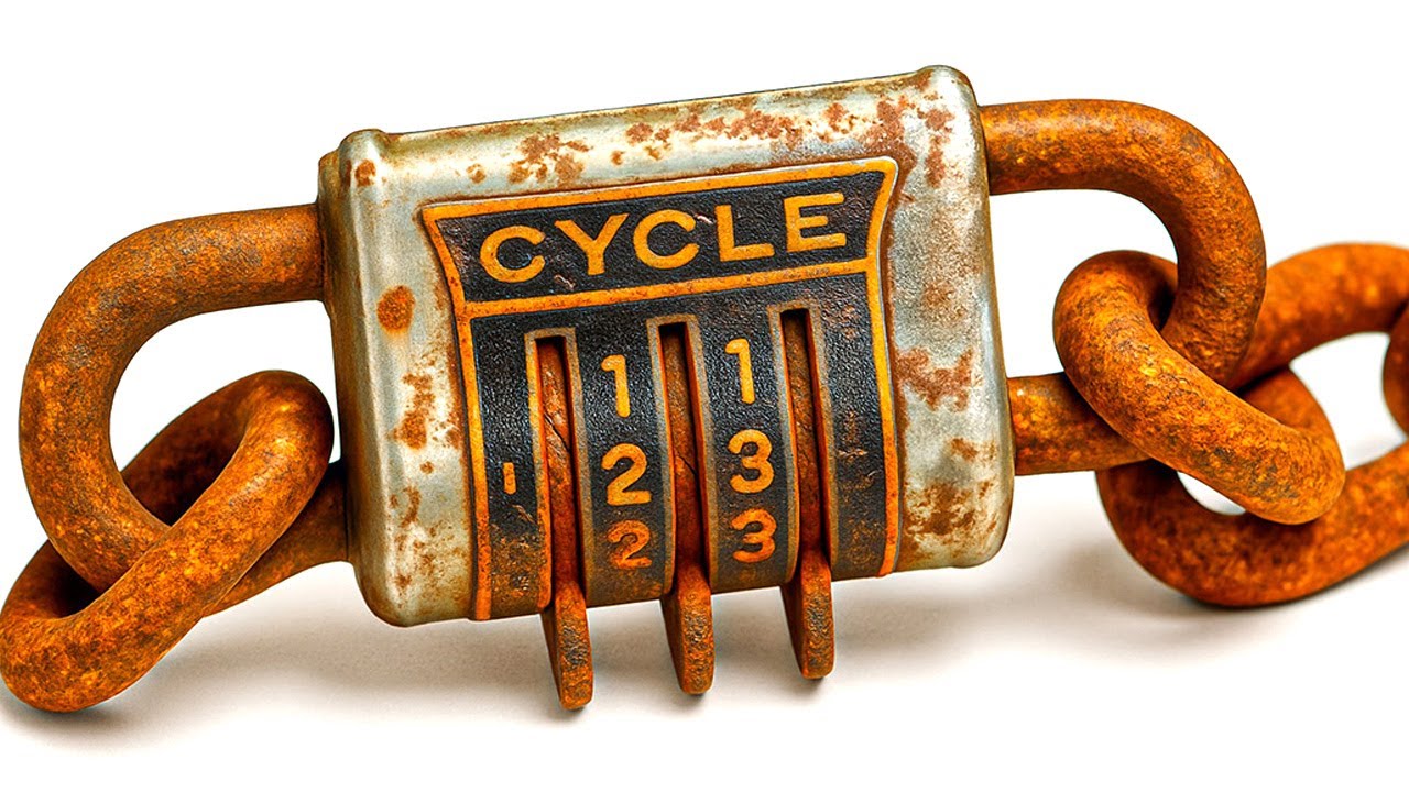 RESTORATION Rusty Antique Bicycle Lock!