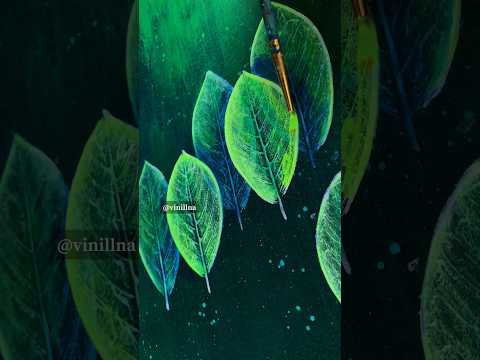 Northern lights painting