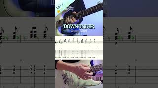 Down Under -Men At Work- guitar riff(+TAB) @luka_r_guitarist