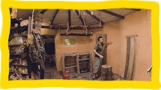 Дом из самана. Самодельная краска. Полки из веток и Штакета. Реконструкция Ракетной печи Дом из самана. Самодельная краска. Полки из веток и Штакета. Реконструкция Ракетной печи