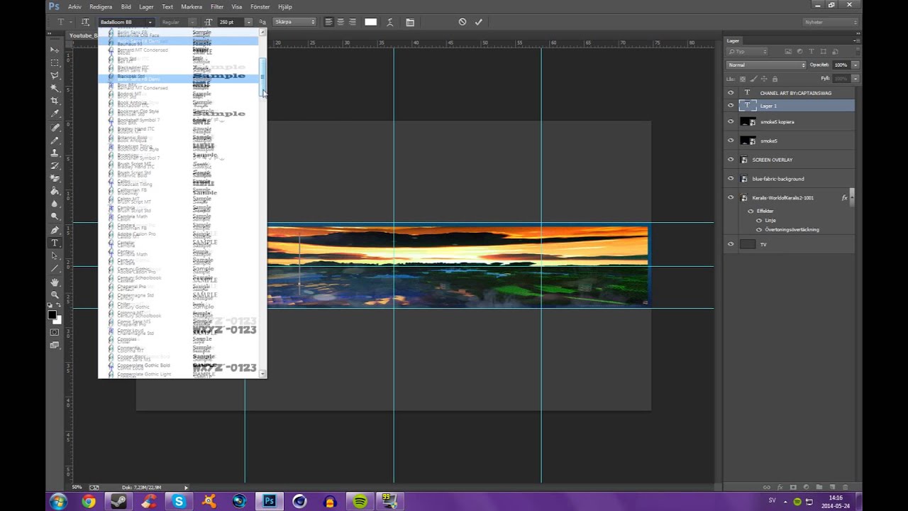 Free Minecraft YouTube Banner Speed Art #1 - YouTube