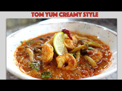 Tom Yum Goong (Creamy Style Thai Soup)