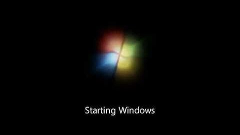 Windows 7 Original Startup Animation