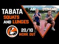 TABATA Workout : Squats &amp; Lunges (Air or Dynamic) - TABATAMANIA