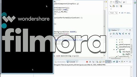Making an object to jump in java