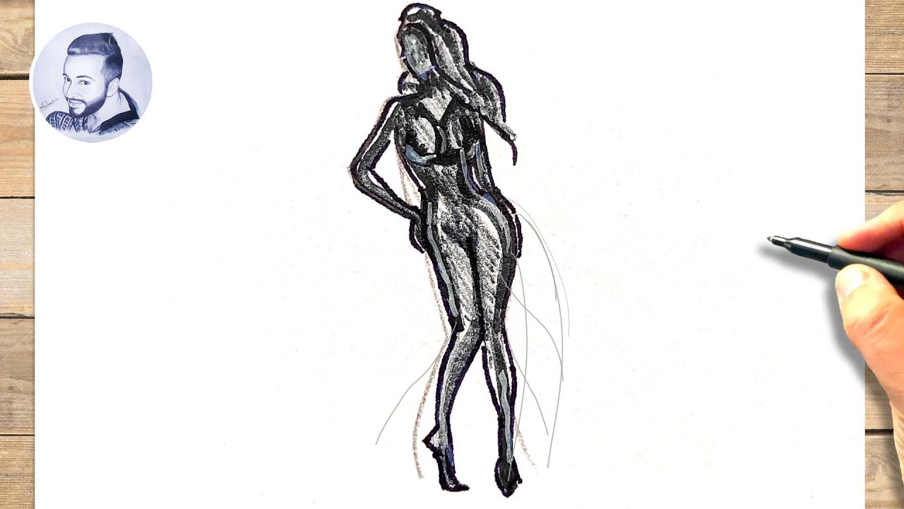 Comment dessiner une silhouette de mode