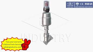 3D Showcase: Angle Seat Valve | Working Principles | ZG Valve