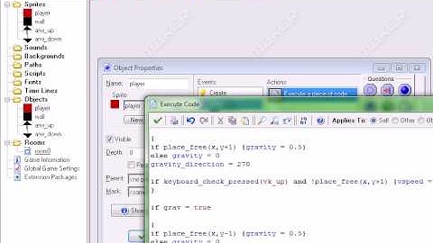 Game maker Gravity Direction (Trick) Tutorial