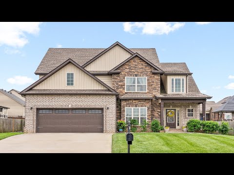 206 Melbourne Dr, Clarksville, TN home video tour