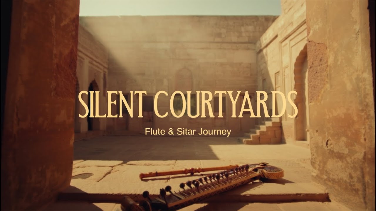 Silent Courtyards of India – A Meditative Journey through Flute & Sitar