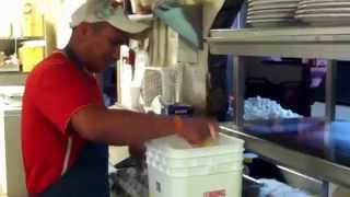 The fastest egg cracker 15 dozen less the 2min30  marco the machine
