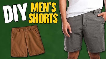 How To Cut & Sew Shorts For Men And Boys + Pattern-drafting  (DIY Shorts) | @sewquaint