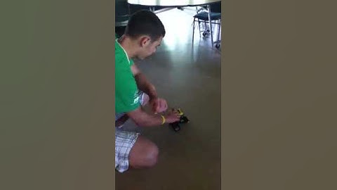 Girl Scout Robotics - Testing the Car