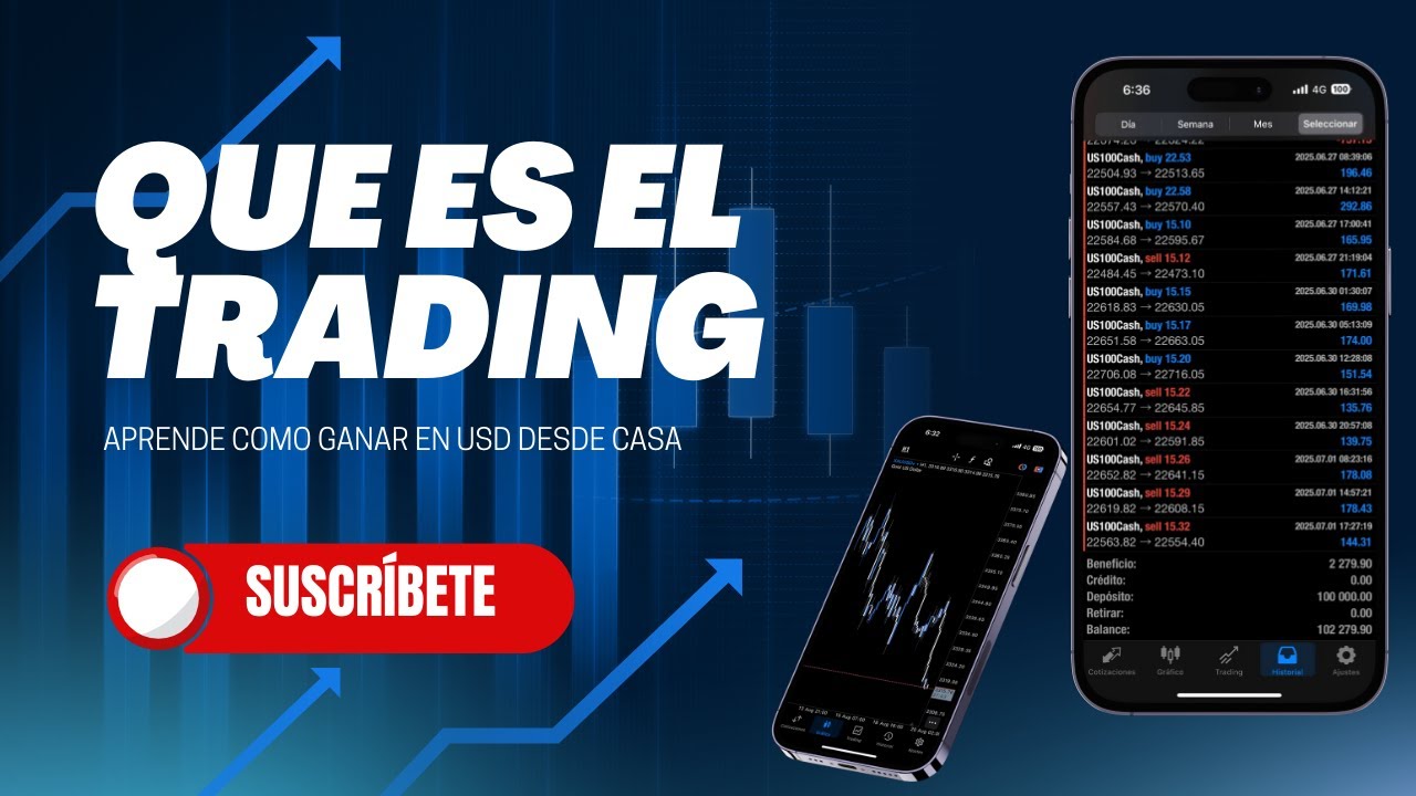 QUE ES EL TRADING Y CUANTO DINERO PUEDO GANAR - YouTube