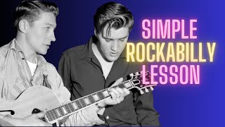 Your First Rockabilly Rhythm and Lick! Lesson #5 Rockabilly Guitar for the Complete Beginner