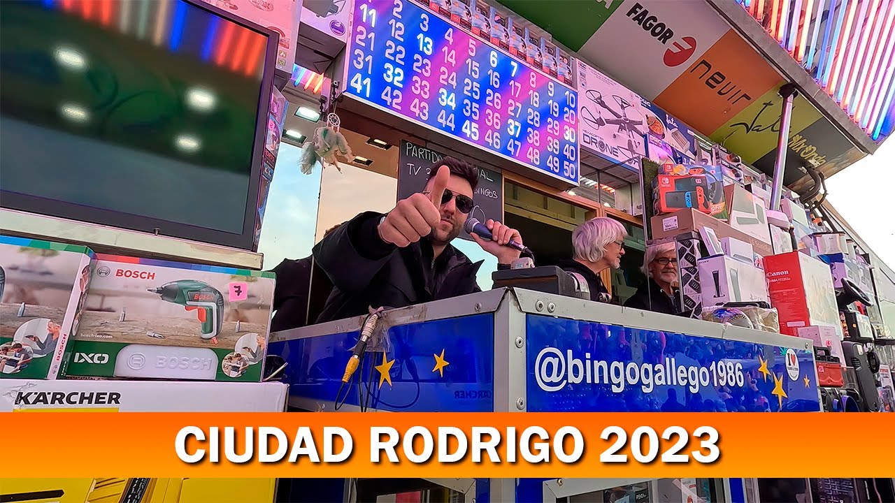 BINGO GALLEGO 🎭 Carnavales de Ciudad Rodrigo 2023 - Ferias A TOPE