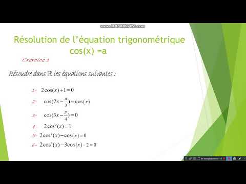 Correction Des Exercices De Calcul Trigonométrique 