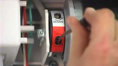 Da Lite Motor in Roller Limit Switch Adjustment