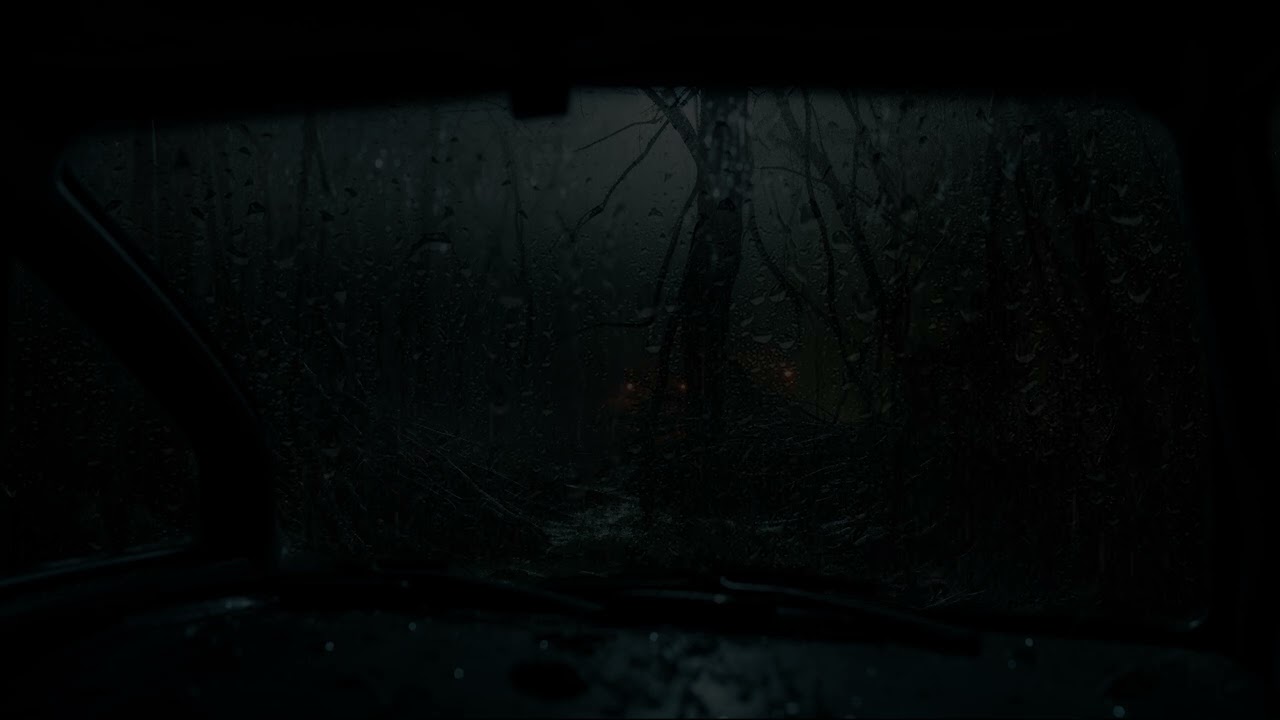 Unsettling Rainstorm and Zombie Outbreak Ambience | Locked Inside a Car
