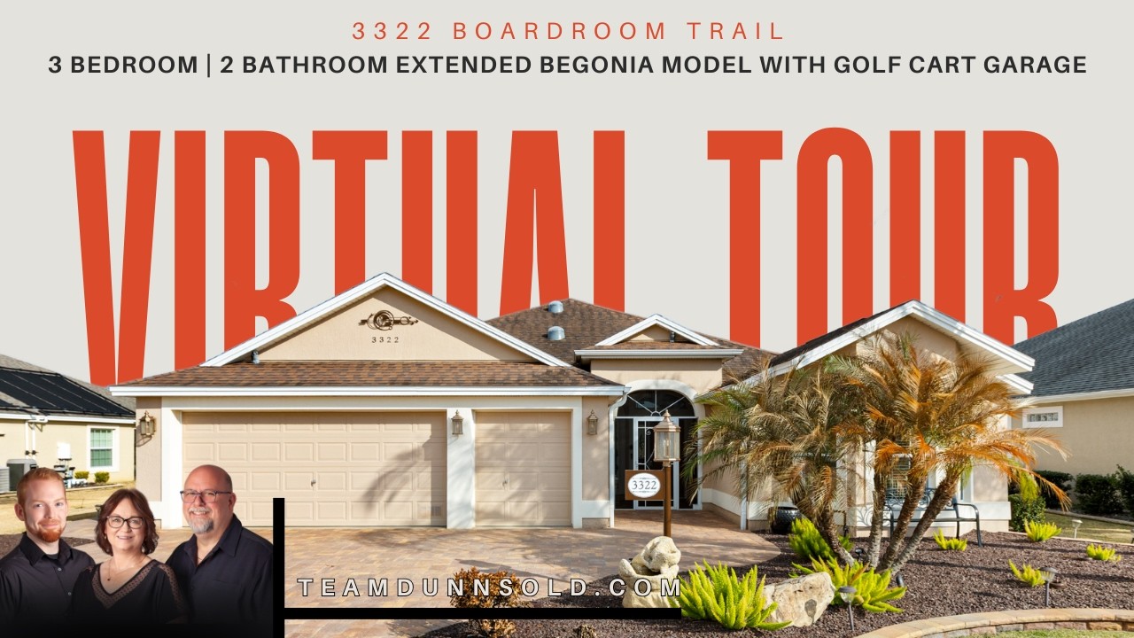 Don't Miss This Home With Golf & Water Views & Inviting Outdoor Space in The Villages, FL.