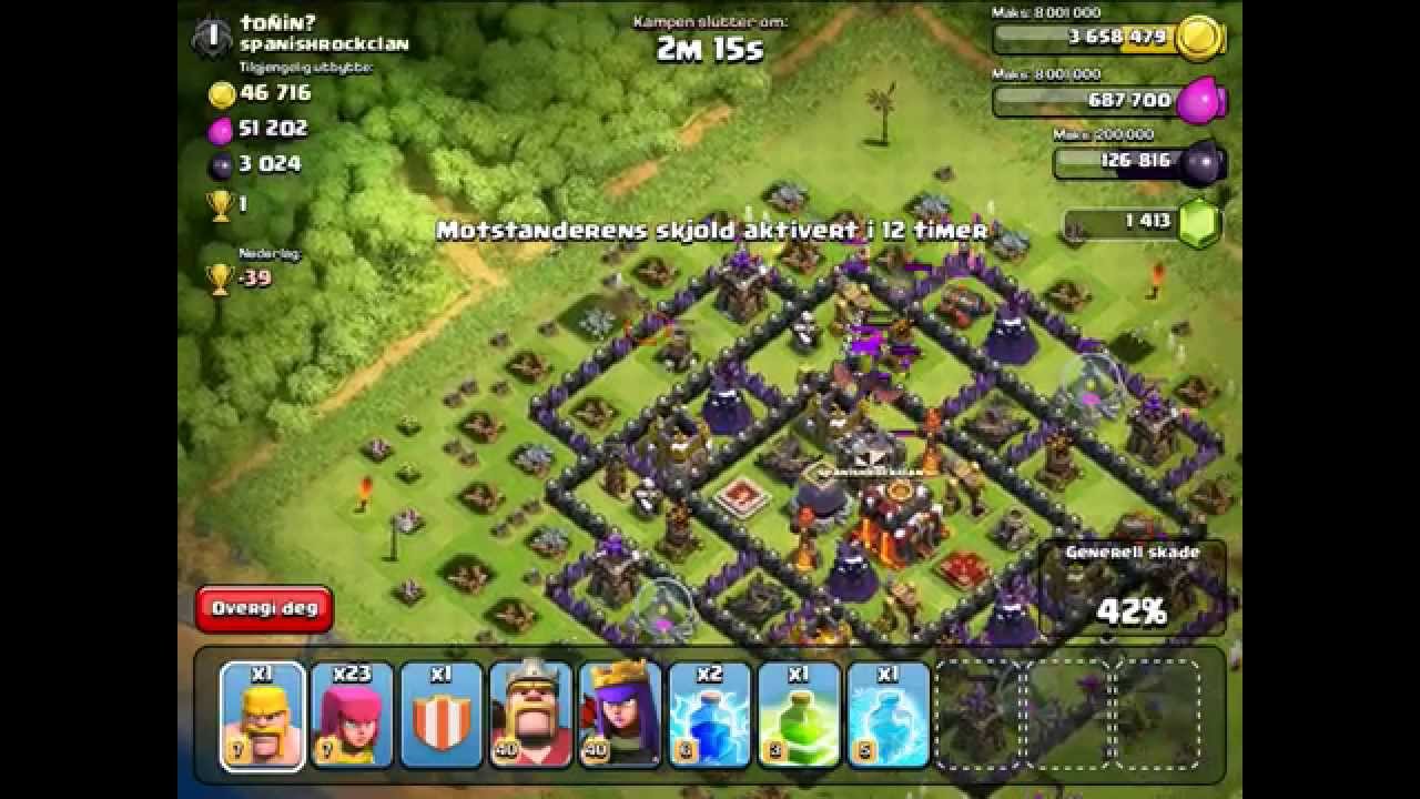 PUSH TO 4.000 trophies with BARCH - english - clash of clans - liveraid #1