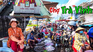 Chợ TP Trà Vinh Đông Kín Người Cuối Tuần | Đi Mỏi Chân Mới Hết Chợ