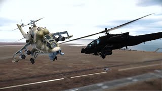 Dcs World 2.7.11 - Ah-64D Apache Vs Mi24 Hind - Stay Away From My Base
