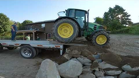 DANGEROUS! Loading tracing without ramps!