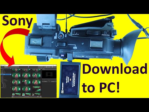 How to transfer videos from Sony Camcorder to computer