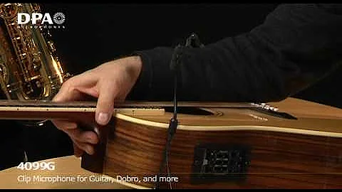 Instrument microphones: DPA d:vote™ 4099 clip microphone series