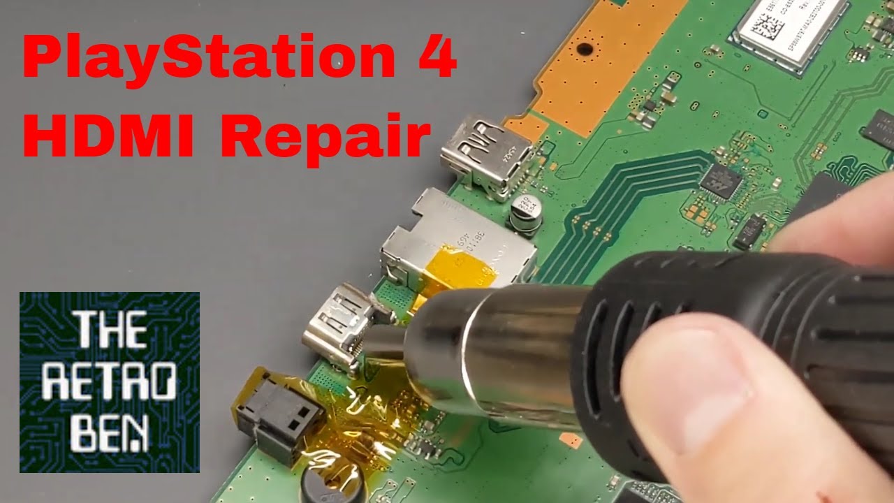 PlayStation 4 HDMI repair Part2 YouTube