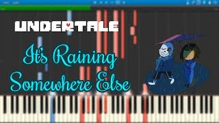 Piano Tutorial Undertale Ost - Its Raining Somewhere Else