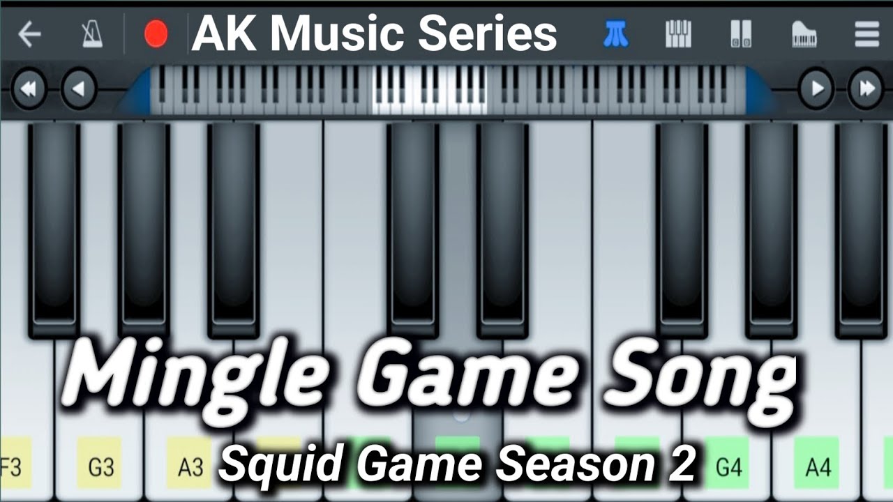 Mingle Game Song “Round and Round" (From “Squid Game: Season 2") - Perfect Piano Tutorial 