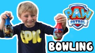PAW PATROL Bowling Set with Chase, Marshall, Rubble, Ryder, Skye and Zuma Paw Patrol Bowling Pins