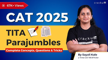CAT 2025 TITA Parajumbles: Complete Concepts, Questions & Tricks By Sayali Ma