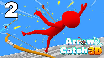 Arrow Catch 3D 🏹All Level Gameplay (Level 4)P-2