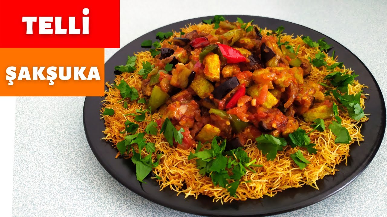 TELLİ ŞAKŞUKA TARİFİ ️ Şakşuka Nasıl Yapılır ️ Yemek Tarifleri - YouTube