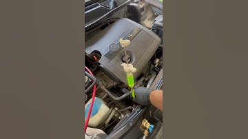 How to add UV DYE for your car #automobile #mechanical #airconditioning #trending #airconditioner