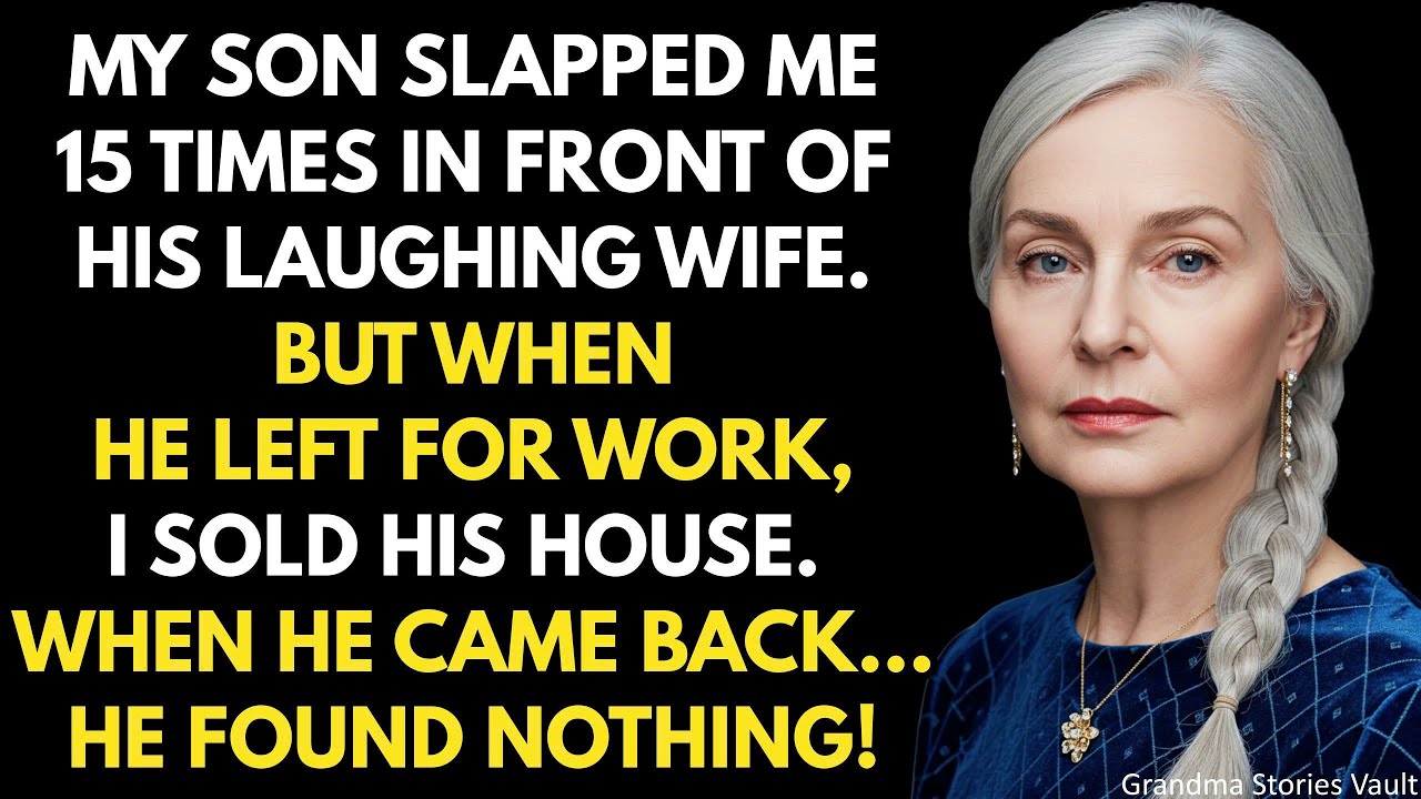 My Son Slapped Me 15 Times In Front Of His Wife... So I Sold His House While He Was At Work