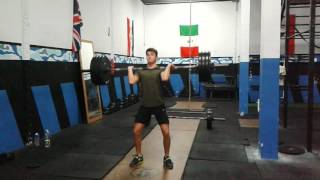 90 kg hang clean+split jerk @70