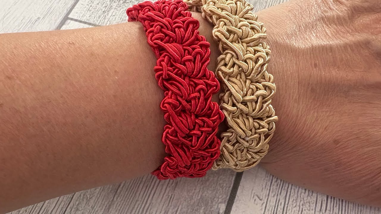 Bracciale all’uncinetto. Semplice, versatile e veloce