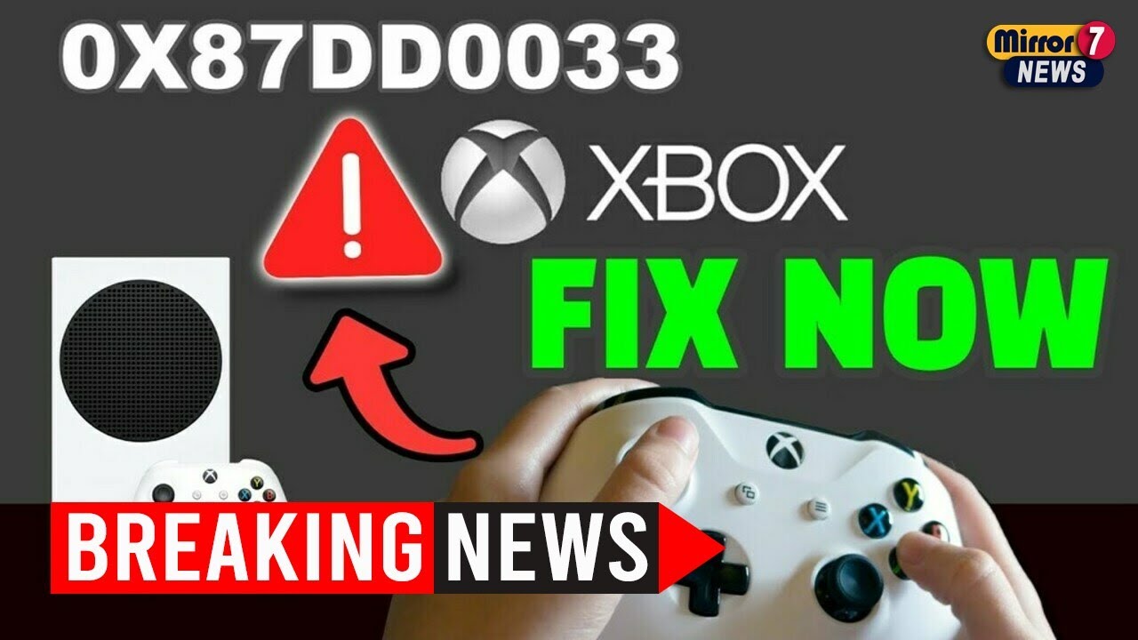 Xbox Live Outage How To Fix The 0x87dd0033 Sign In Error YouTube Xbox Live Outage How To Fix The 0x87dd0033 Sign In Error YouTube