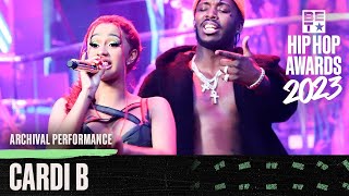 Cardi B 'Get Up 10' \& Then Drops Down Low To Perform 'Backin' It Up' | Hip Hop Awards '23