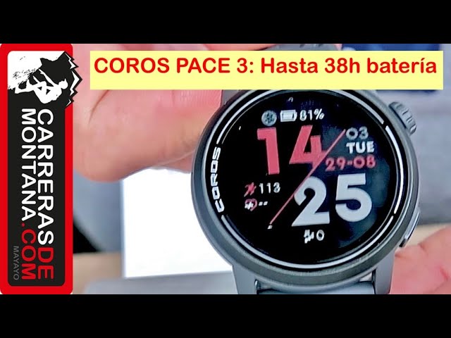 COROS lanza el reloj deportivo GPS PACE 3