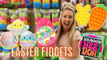 EASTER 🐣FIDGET AND SQUISHMALLOW HUNTING AT FIVE BELOW AND HOBBY LOBBY