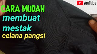 CARA MUDAH MEMBUAT MESTAK CELANA PANGSI PENCAK SILAT (@surya sunda channel)